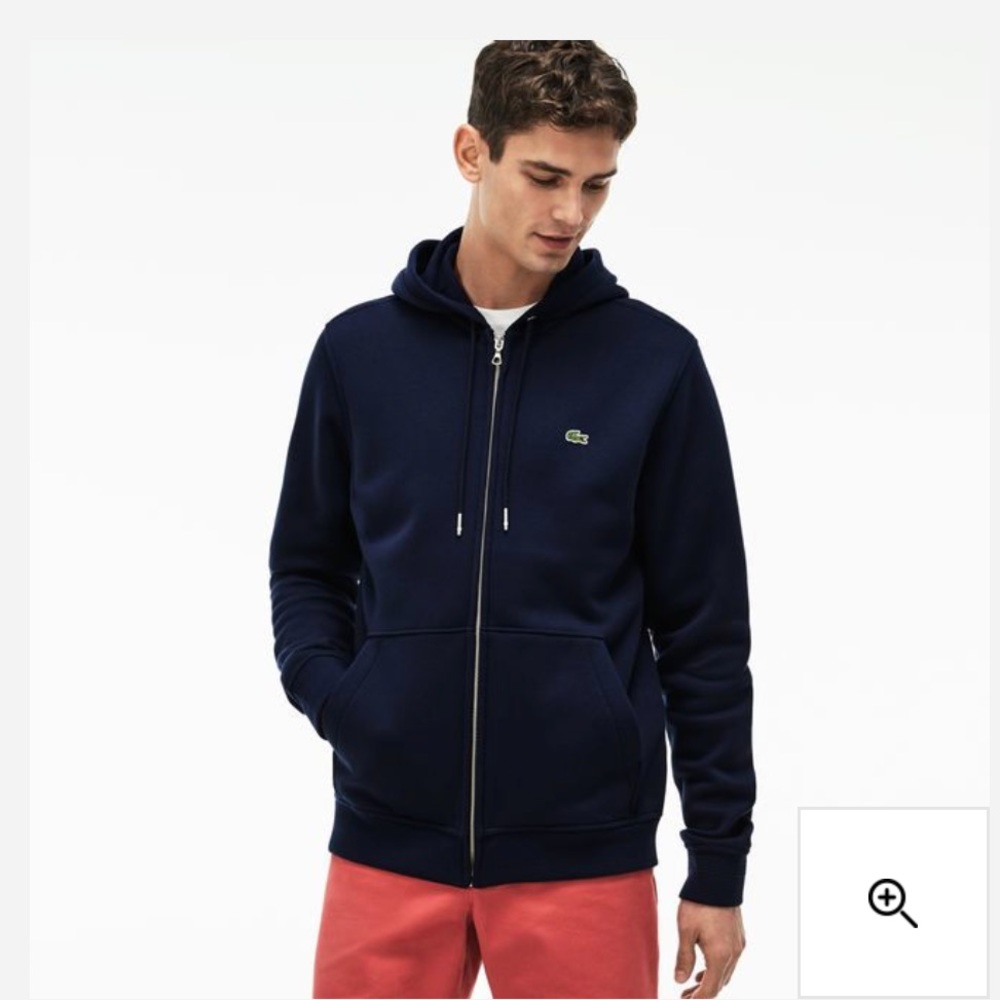 Men's Lacoste Sport Full Zip Hoodie-6/L